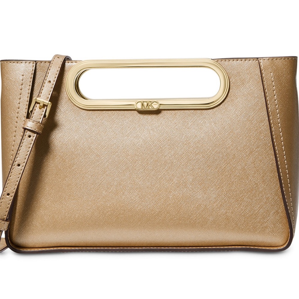 Michael Kors Chelsea Large Leather Convertible Clutch